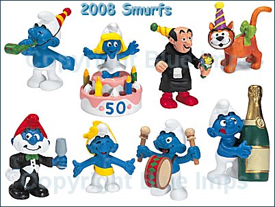 2008 Smurfs - 50th Anniversary Party Theme