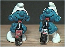 Coke Cola Smurfs - Regular & Diet