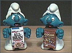 All Bran Smurf & Cocoa Pops Smurf