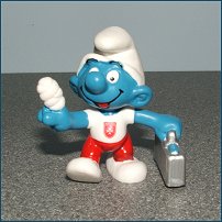 First release of the Maltese promo smurf - 2003